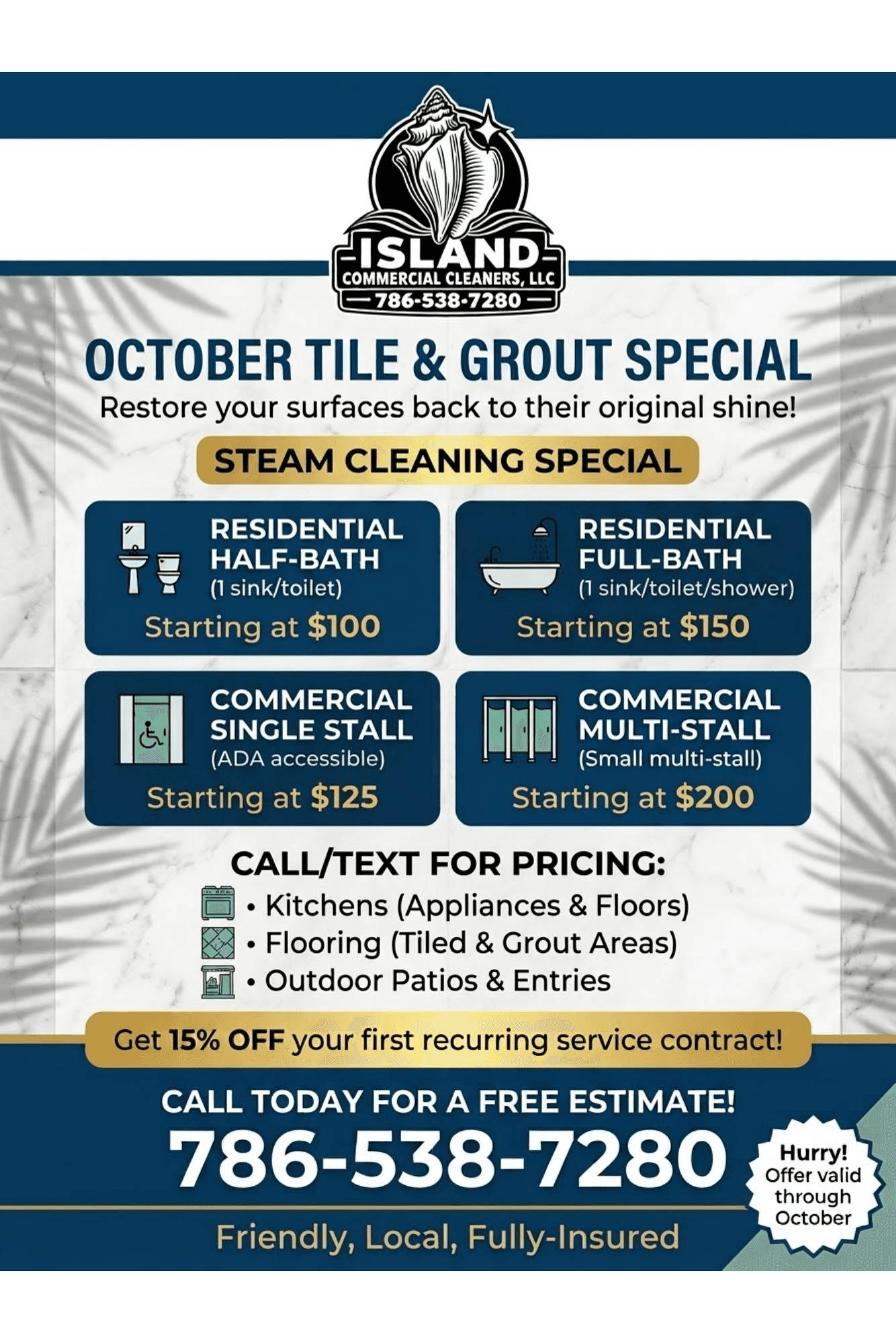 Current promotional flyer